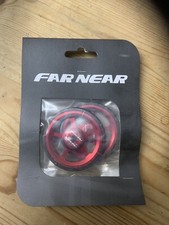 Ruote Easy Brompton 6 mm fori supporto rosso pieghevole da viaggio leggero