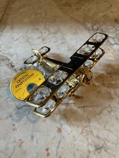 AEREO- FIGURINA PLACCATA ORO 24K CON ELEMENTI IN CRISTALLO SWAROVSKI