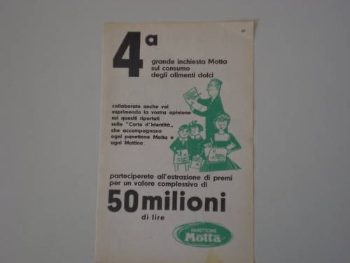 Advertising pubblicità 1954 - advertising,