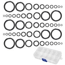 50 Pezzi Anelli in Ceramica per Canna da Pesca 10 Misure 3,8mm 29,8mm Kit
