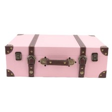 Valigia vintage rosa stile