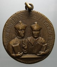 MEDAGLIA ISTITUTO CAVANI 1° CENTENARIO EREZIONE CANONICA IN BRONZO