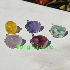 5 pezzi fluorite naturale mini