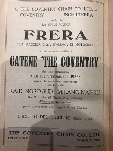 Pubblicità epoca 1924 - pubblicità,