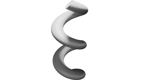Vaso spirale stampato - spirale,