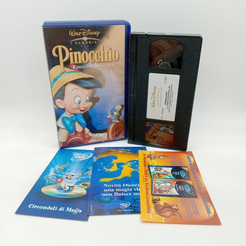Vhs pinocchio edizione - vhs,