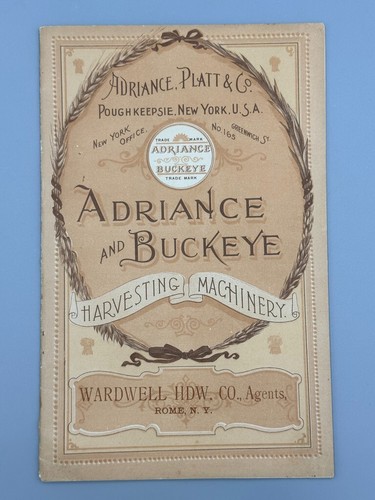 1895 adriance platt buckeye - platt,