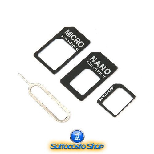 Adattatore sim nano micro kit - adattatore,
