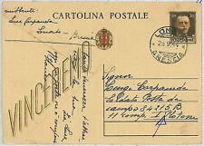 37835   RSI: Storia Postale - INTERO POSTALE 1944   destinazione FELPOST 84215 B