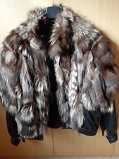 Giubbotto in vera pelle con pelliccia