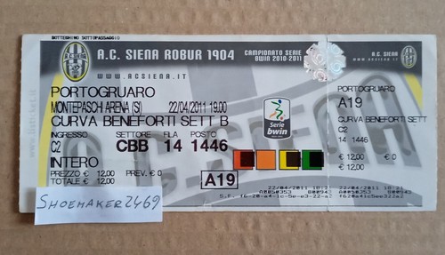 Biglietto ingresso stadio - ingresso,