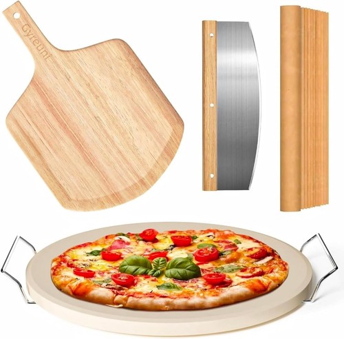 Set pietra per pizza rotonda - set,