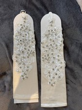 Guanti da sposa avorio 