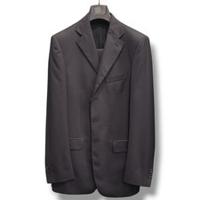 Abito UOMO in pura lana drop6 lungo "PRINCIPE DEL FORO" Grigio scuro 48 50 52 54