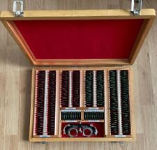 SET ATTREZZATURA PER LENTI DI PROVA ACCESSORI IN CASETTA DI LEGNO