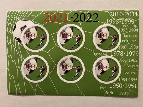 Francobolli milan campione - francobolli,