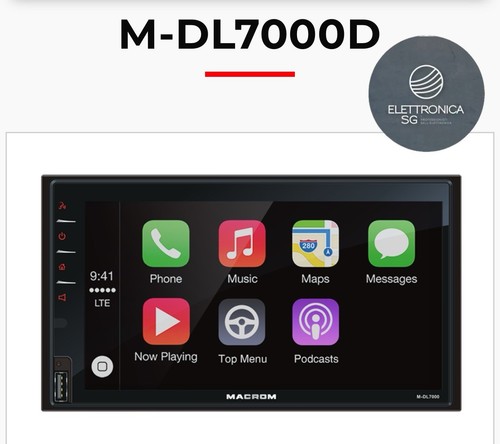 Macrom dl7000d autoradio - m-dl7000d,