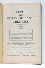 Revue du corps de santé militaire fondée en 1766 Paris 1956