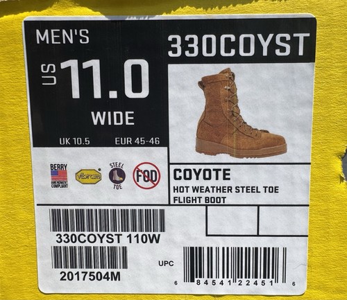 New belleville 330coyst - new!,