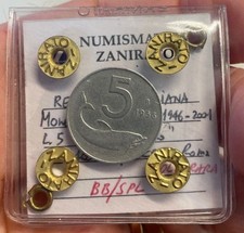 NL* Italia 5 LIRE DELFINO 1956
