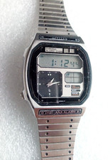 CITIZEN Dual Time vintage ref. 41-9834 GN-4-S chronograph quartz Japan Made