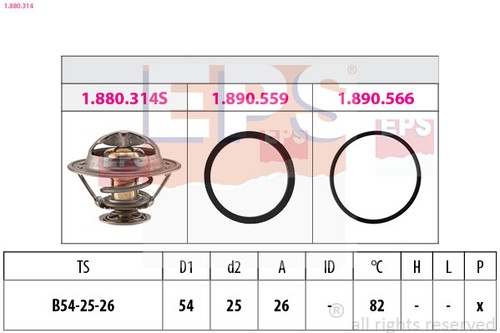 Eps 880 314 - 1.880.314, termostato