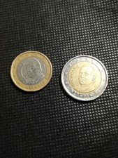 LOTTO 2 monete Spagna 2002: 1 euro e 2 euro