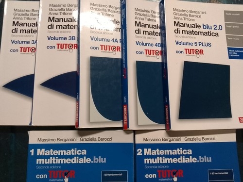 Manuale blu di matematica - blu,