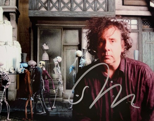 Foto firmata tim burton 8x10 - firmata,
