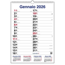 Calendario 2026 da muro mod