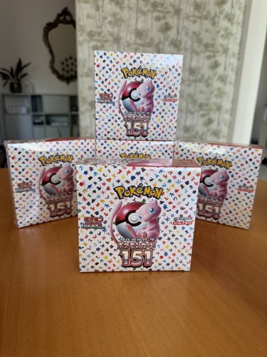 Pokemon tcg booster box 151 - box,