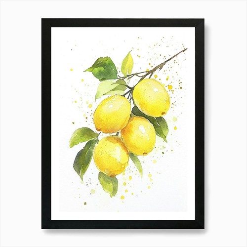 Quadro acquerelli astratto - , di