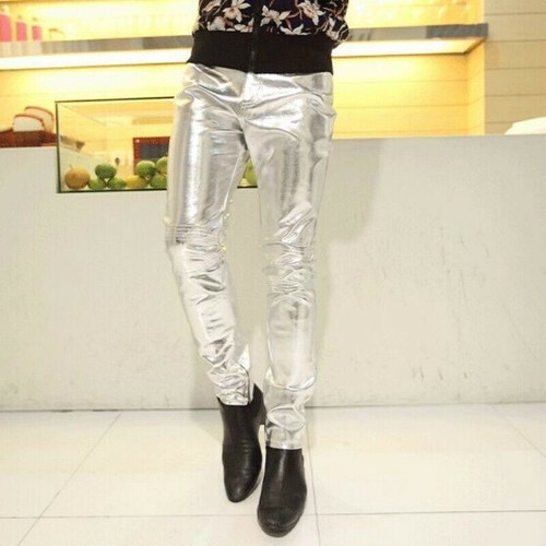Pantalone uomo metallizzato - pantalone,