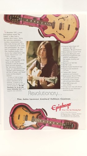 John lennon epiphone chitarre - lennon,