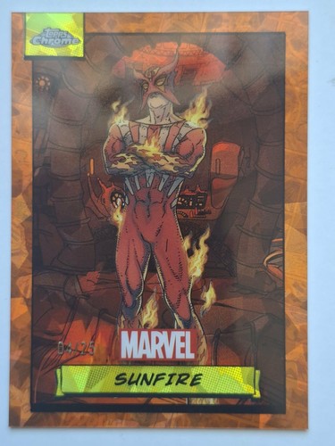 Sunfire 2024 topps - sunfire, chrome