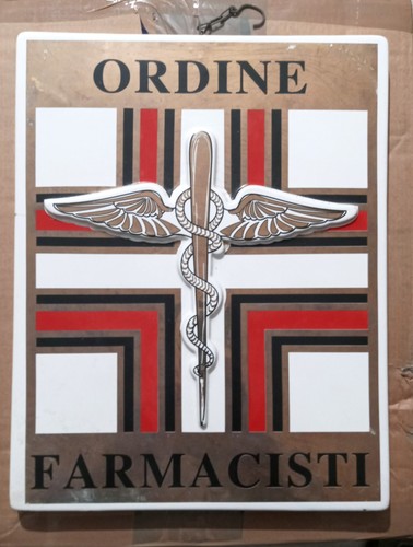 Targa vintage farmacia - , "ordine