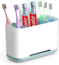 Porta Spazzolino Dentifricio, Organizer Portaspazzolino Elettrico Da Bagno Spazz