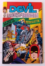 DEVIL corno N.105 LA MORTE ARRIVA IN MOTOCICLETTA iron man GHOST RIDER 1st story