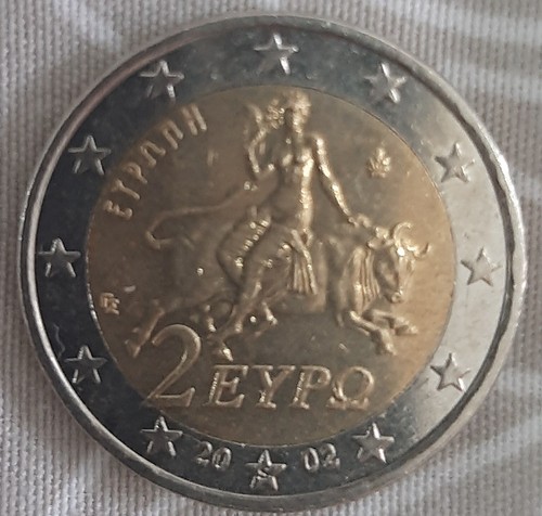 Moneta grecia euro anno - grecia,