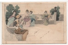 ART NOUVEAU - RAGAZZE SU