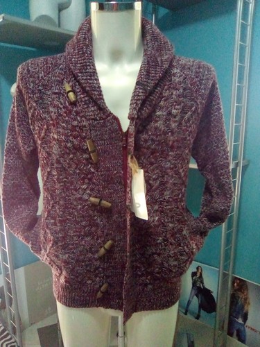Cardigan uomo bordeaux - tg,