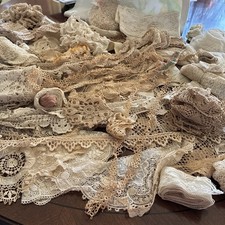 Antico lotto pizzo molti pezzi