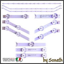 KIT 3 BARRE LED TV PER SAMSUNG 40" UE40EH5300PXZT UE40EH5305 UE40EH5450