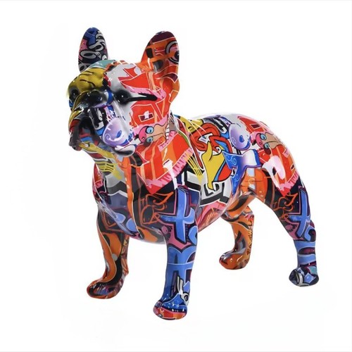 Statua resina bulldog - statua,