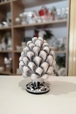 Pigna In Ceramica Di Caltagirone Dipinto A Mano H 16