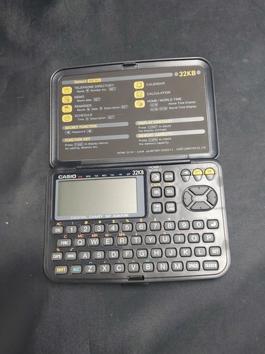 Casio digital diary 4300b - diary, sf-4300b