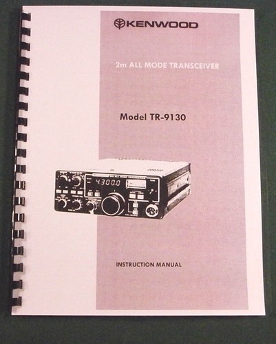 Kenwood 9130 manuale - tr-9130,