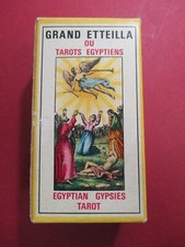 TAROCCHI Grand Etteilla ou TAROT Egyptiens -Grimaud 1970 Mazzo 78 Carte Libretto