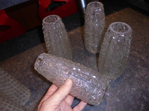 Lot fins abat - lot, verre