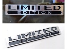 LIMITED EDITION Logo Alluminio Auto moto bic Stickers Emblema Baule Ed. Limitata